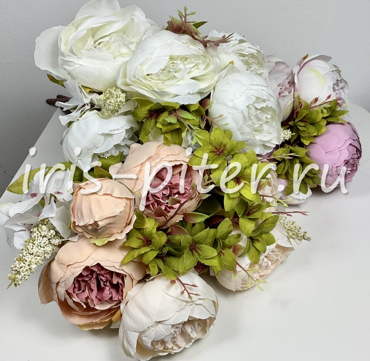 Букет пион 13вет