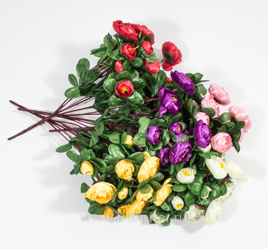 Букет камелия 18г атласная