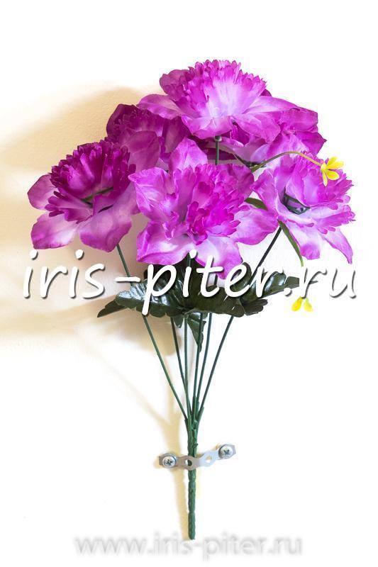 Букет георгин 6г пушист серед