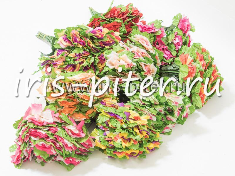 Букет роза 6г раскрытая с зеленью