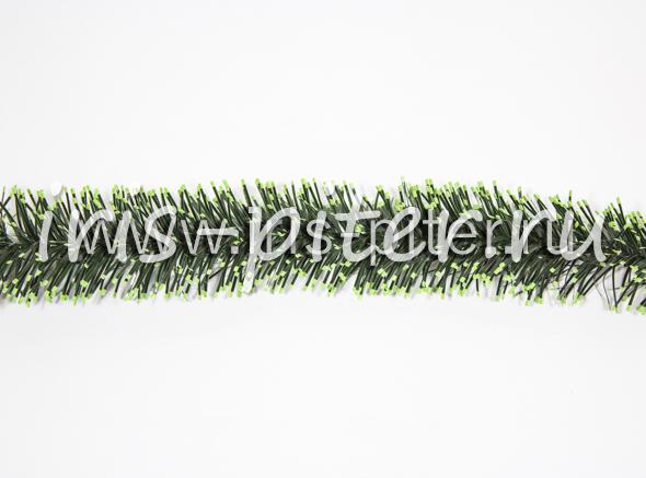 Гирлянда елка зеленая с салатовым кончиком