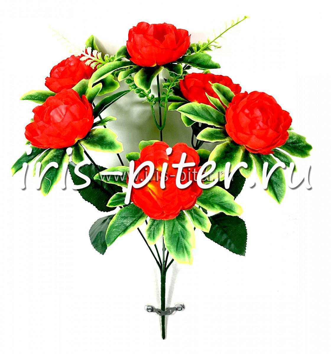 Букет камелия 6г с листом