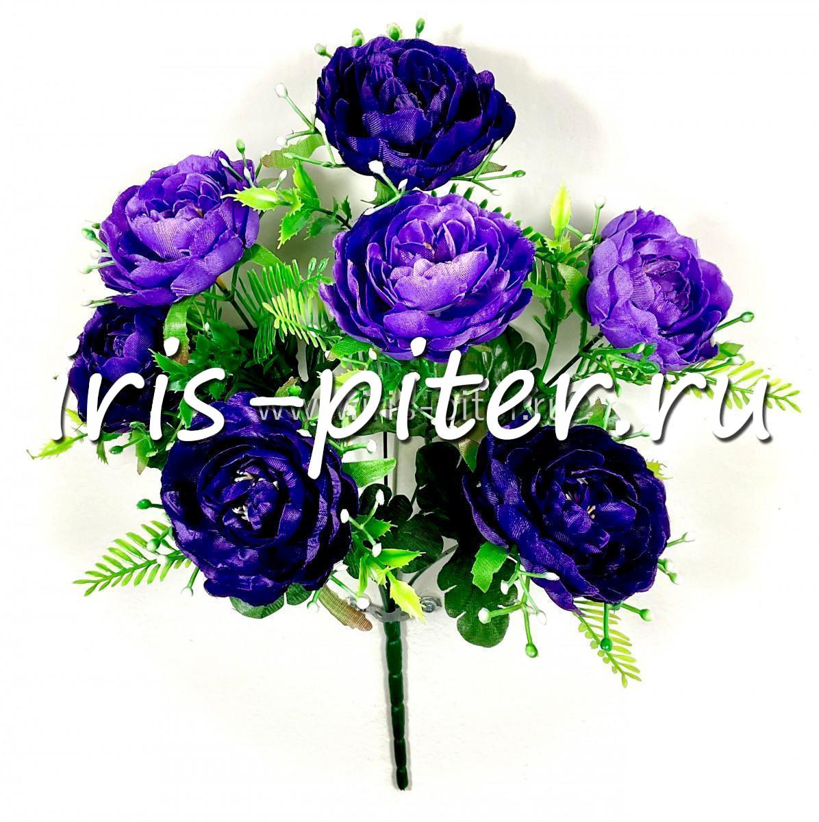 Букет камелия 7г с папоротником