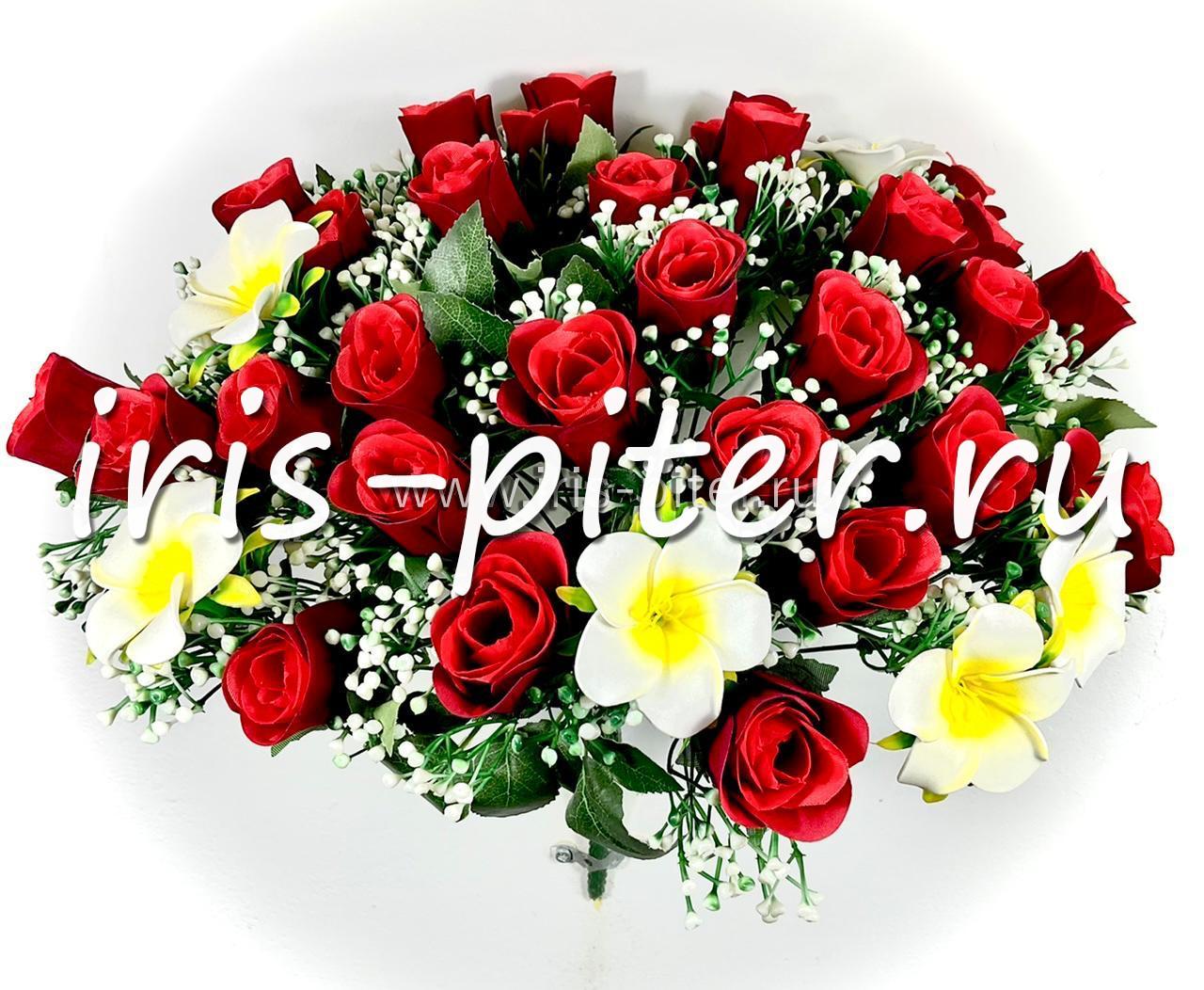 Букет роза 36г с лилией