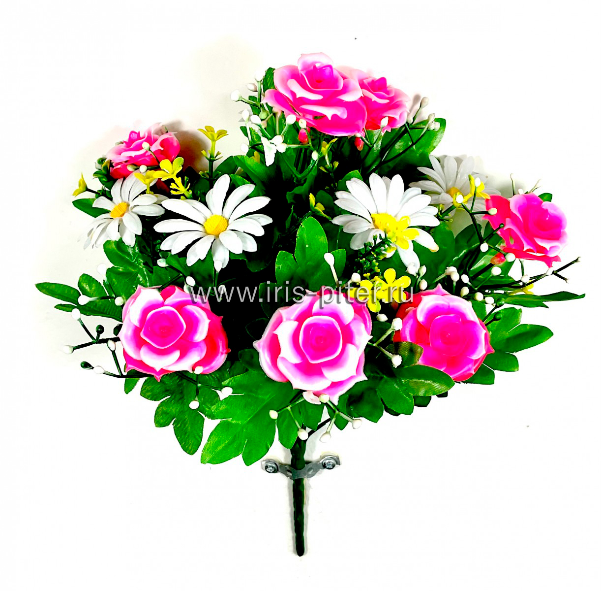 Букет роза+ромашка 13г пластм