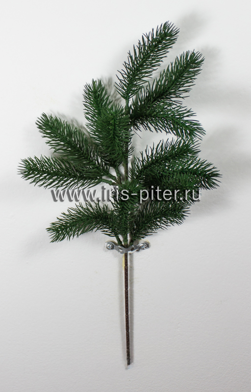 Ветка елка малая 13в темно-зеленая