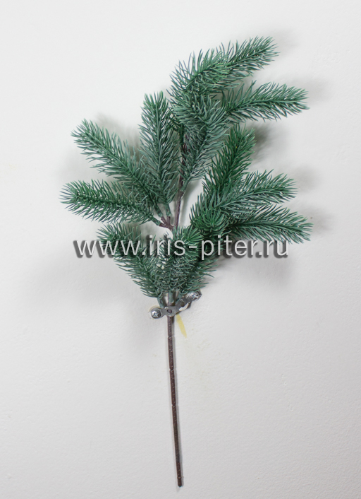 Ветка елка малая 13в серебристая