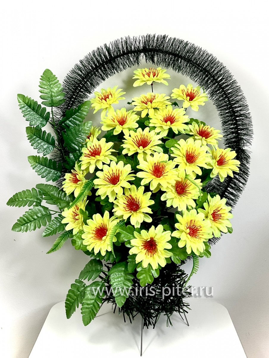 Корзина большая с папоротником