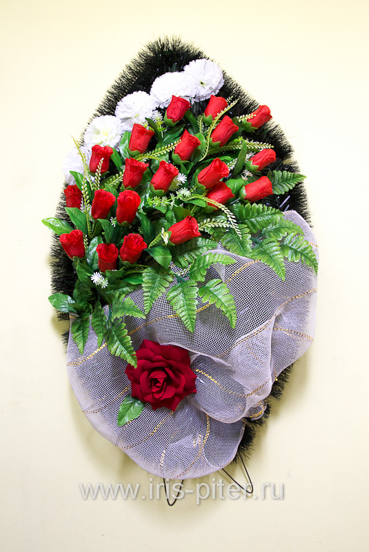 Венок средний с сеткой