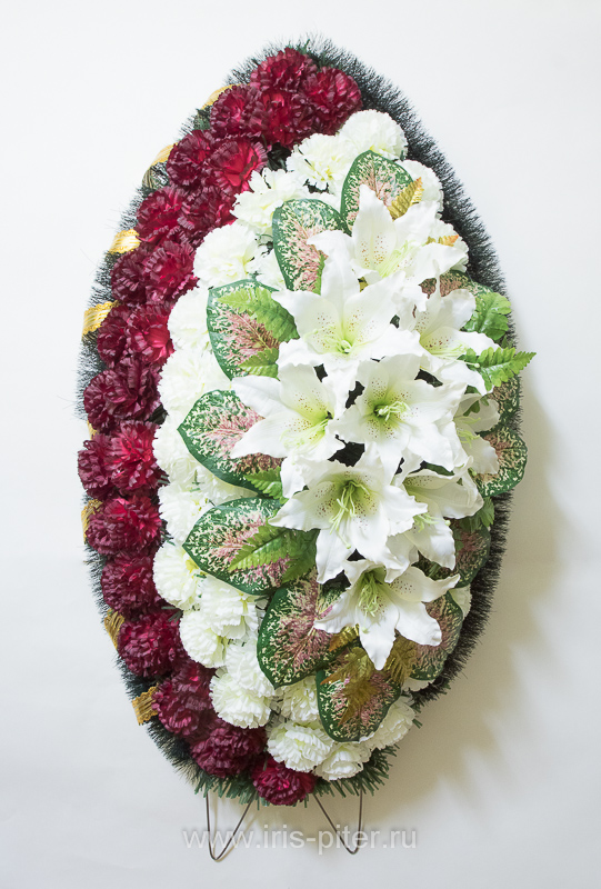 Венок большой с лилией