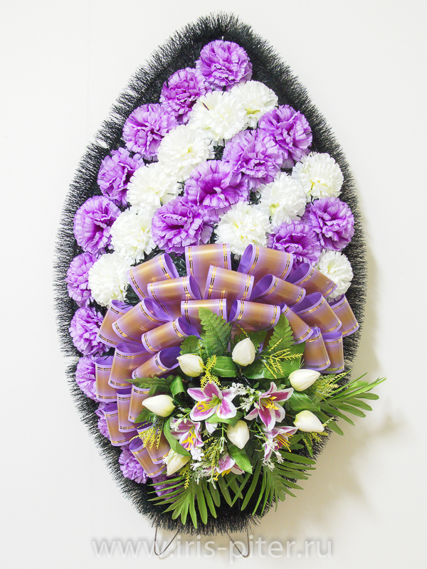 Венок средний с лентой