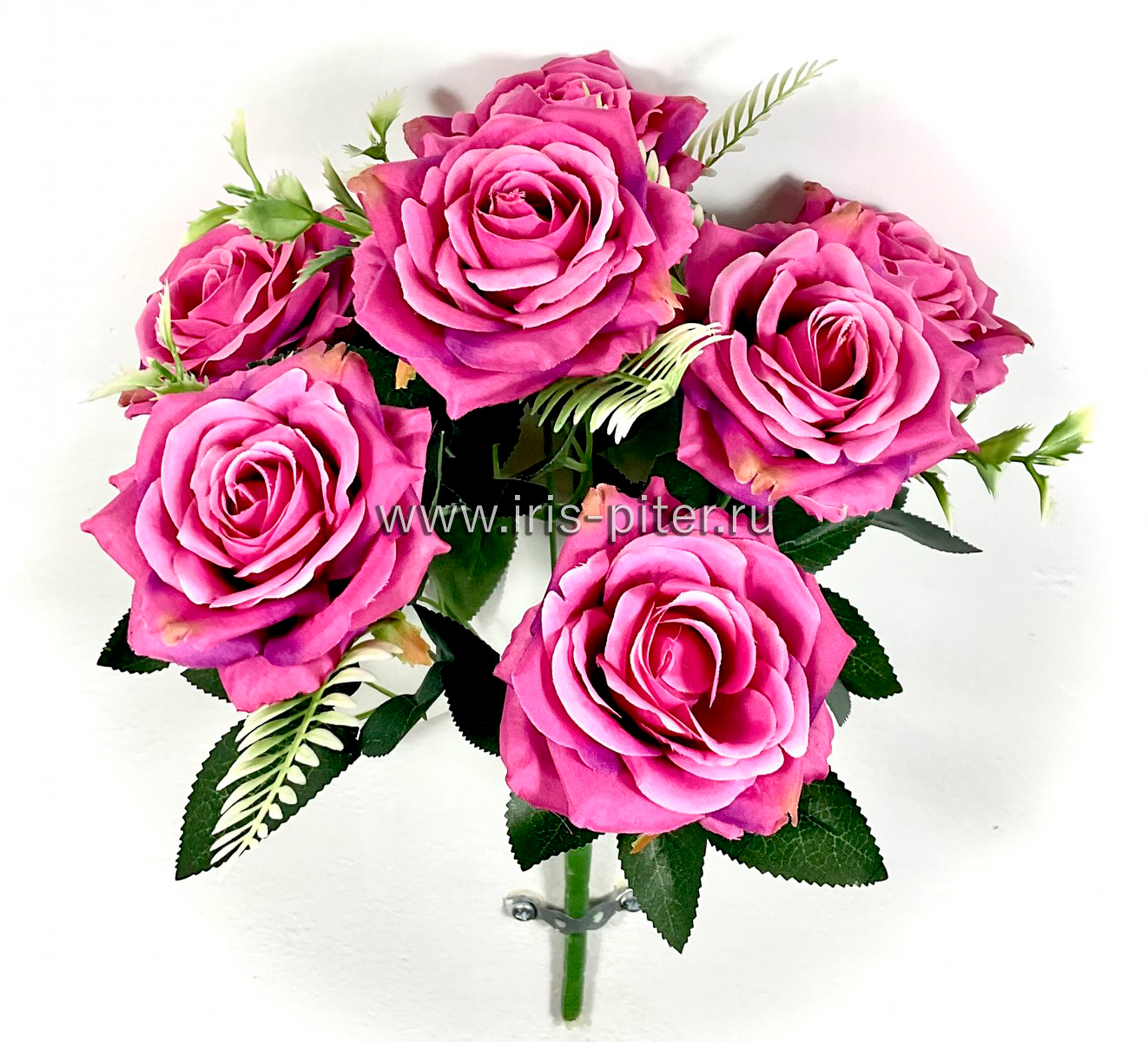 Букет роза 7г раскрытая