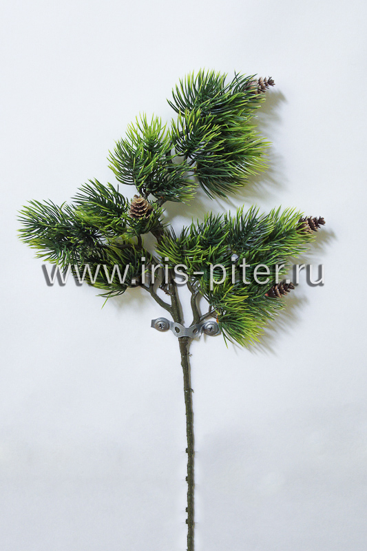Ветка сосны пластмассовая (бонсай)
