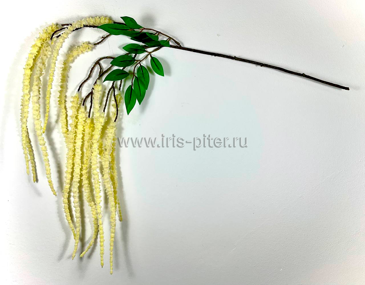 Ветка амарант белая