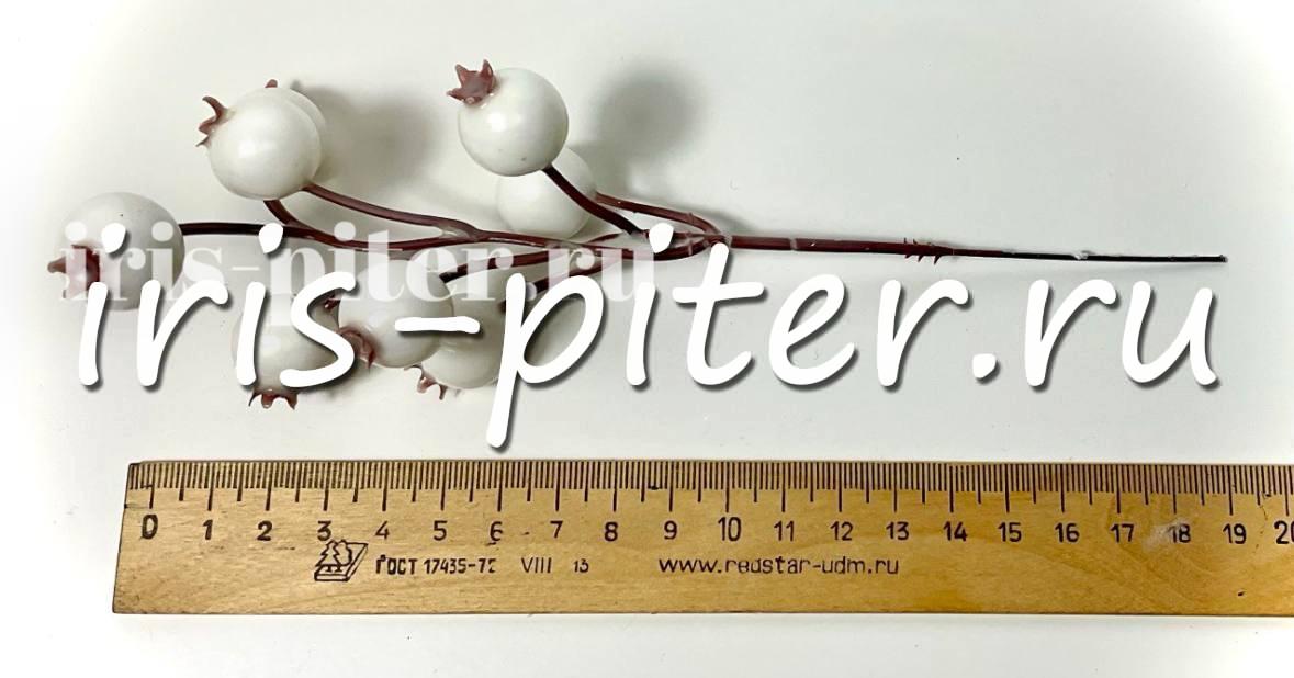 Ветка ягоды белые шиповник 8г