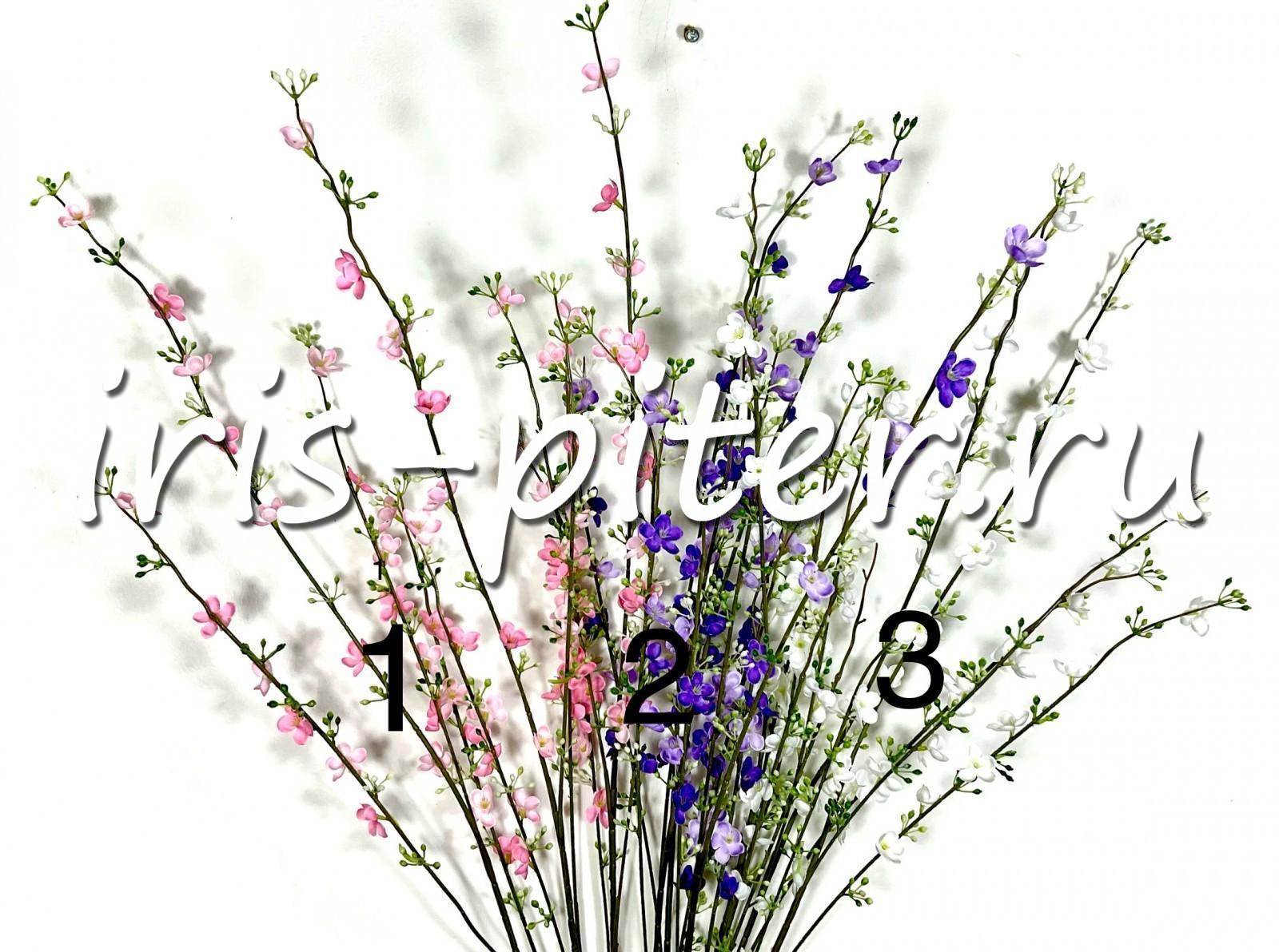 Ветка слива цветущая 12вет