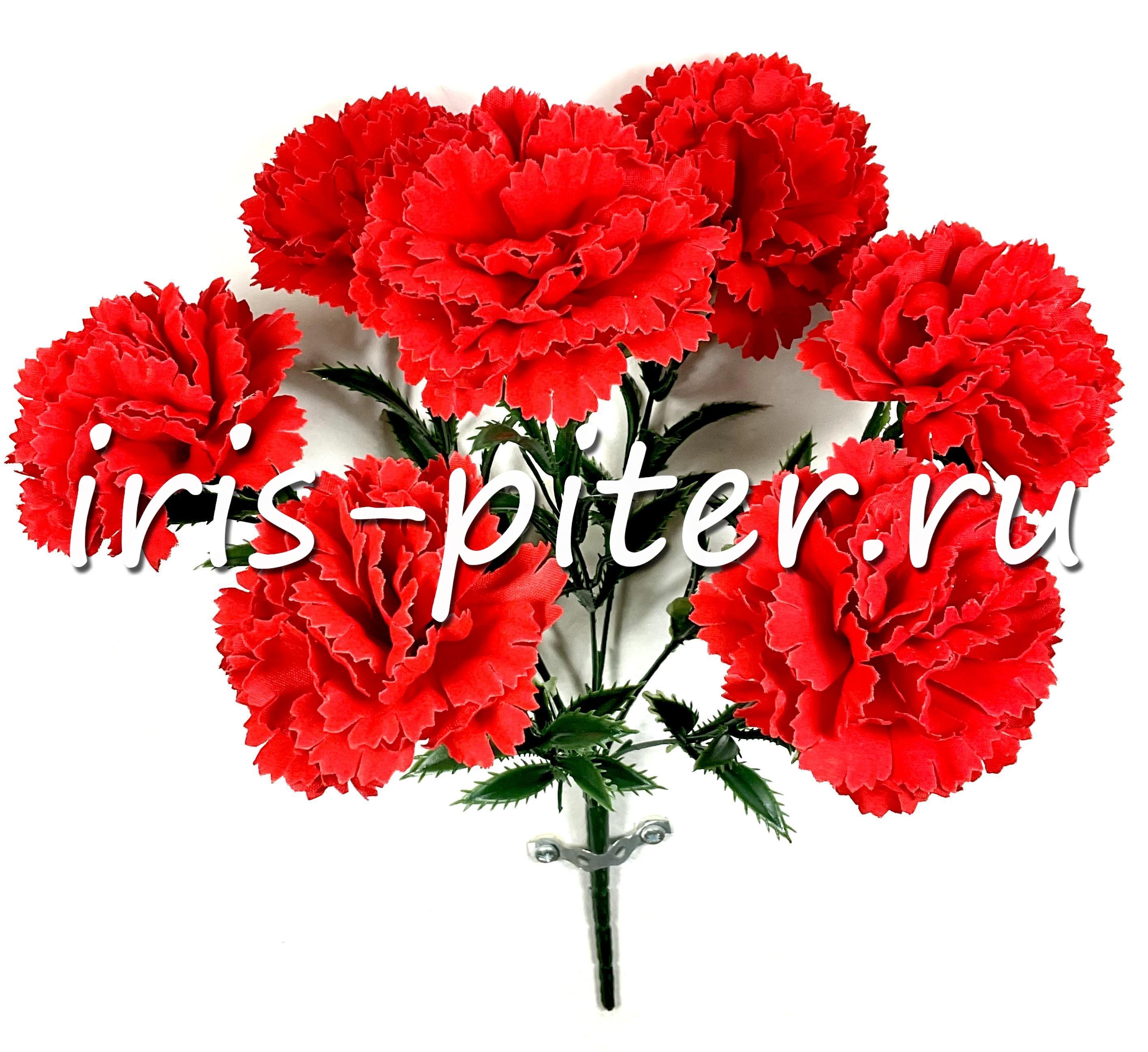 Букет гвоздика 7г барх пластм