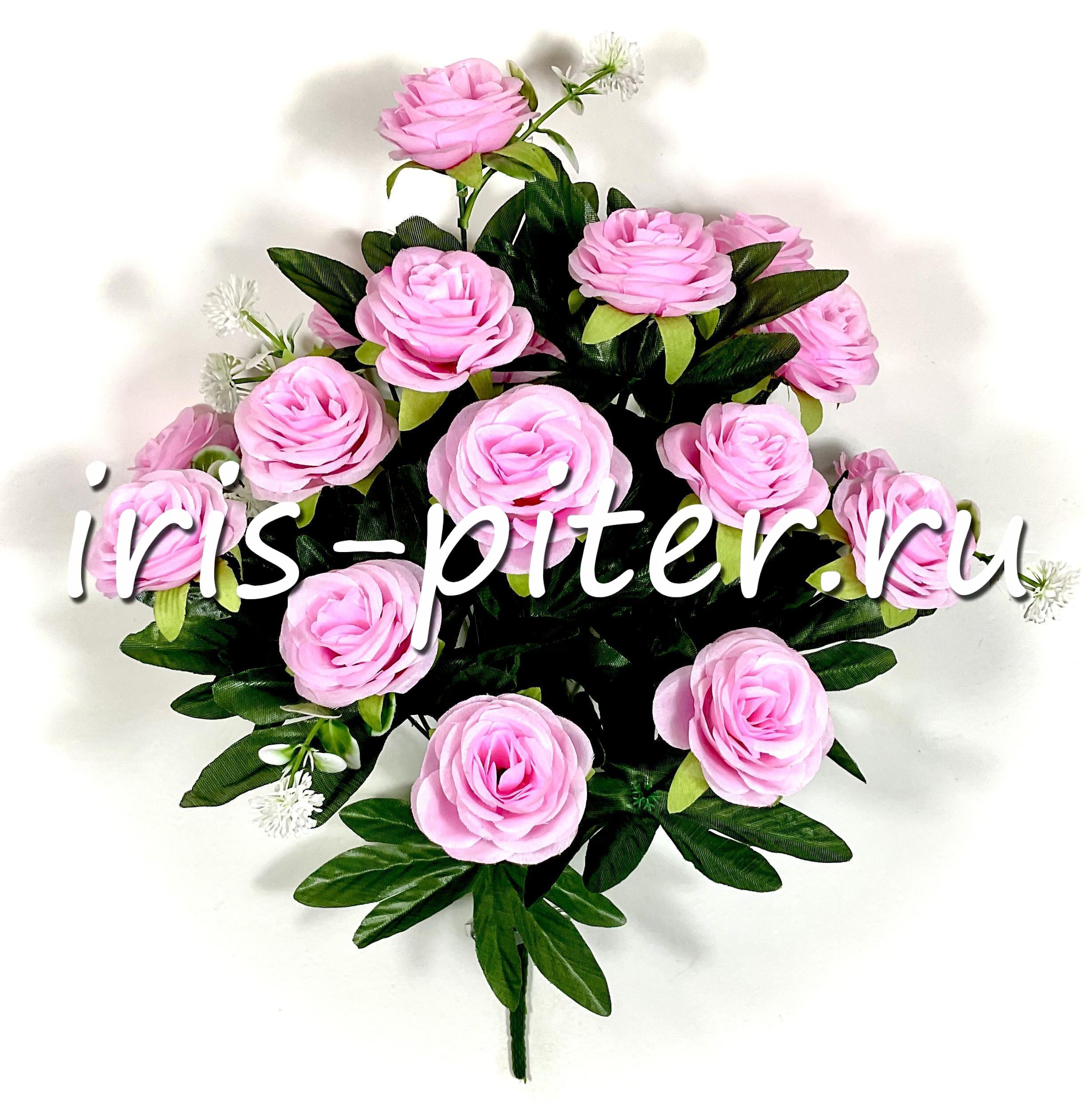 Букет роза 18г раскрытая 