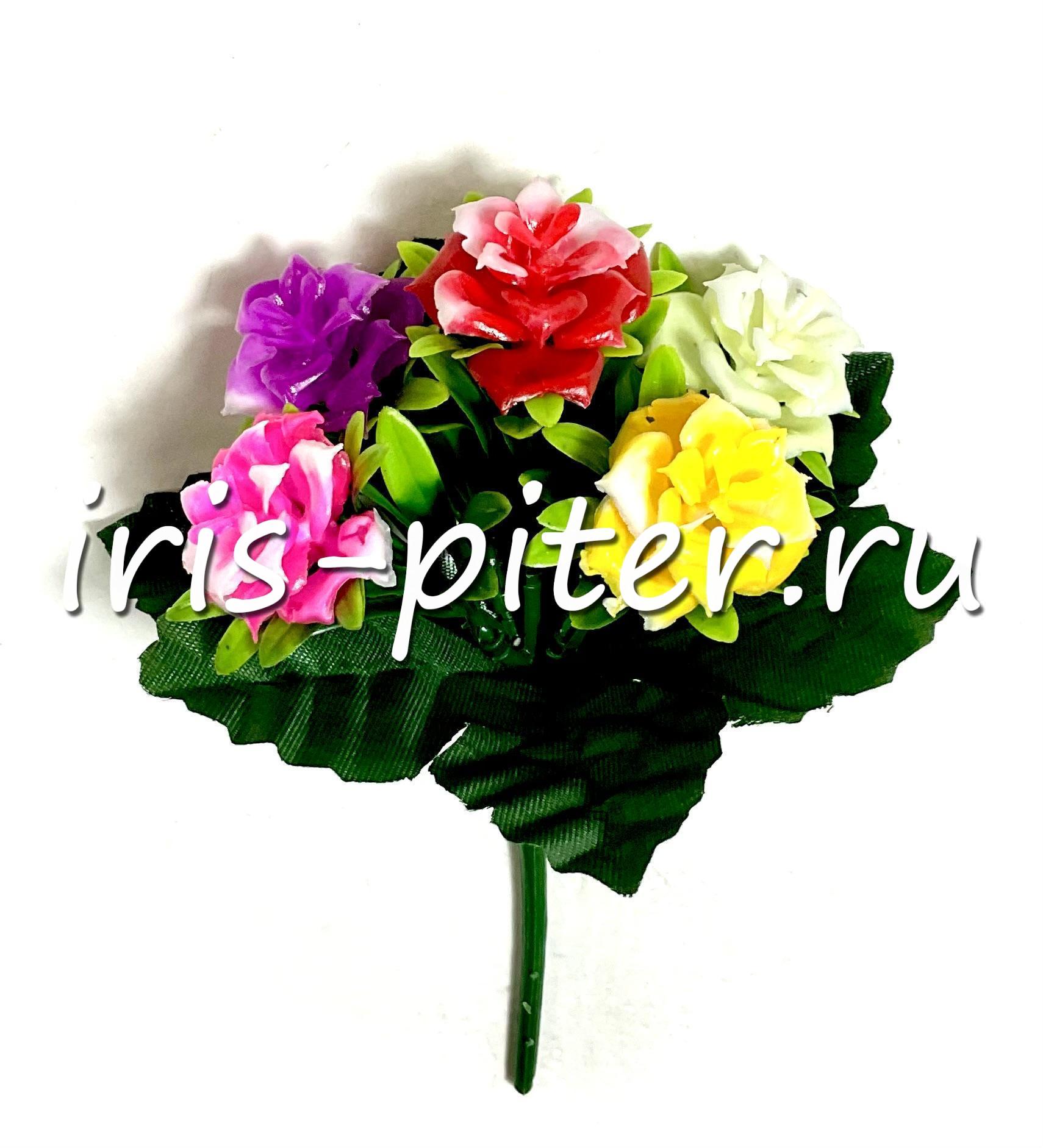 Букет роза 5г пластм