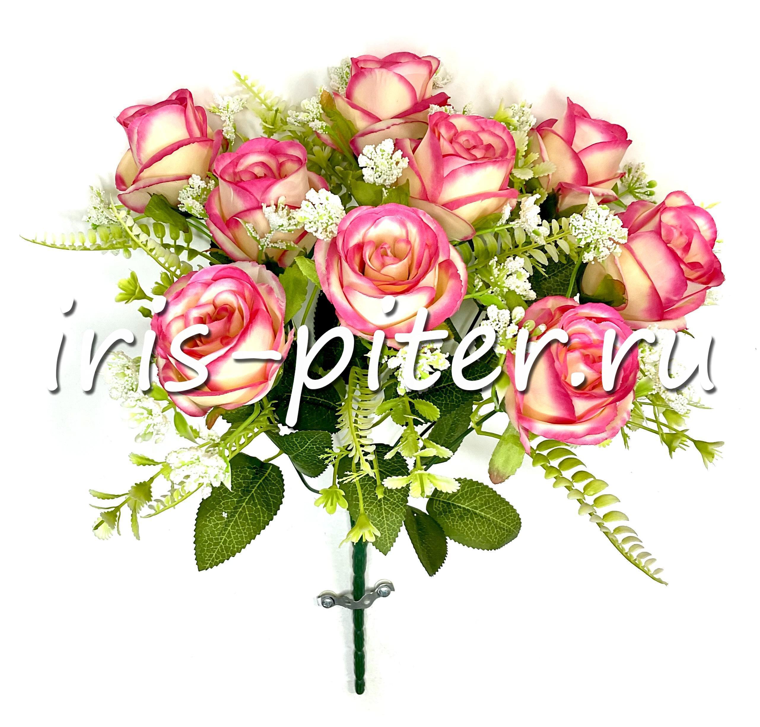 Букет роза 9г полубутон с добавками