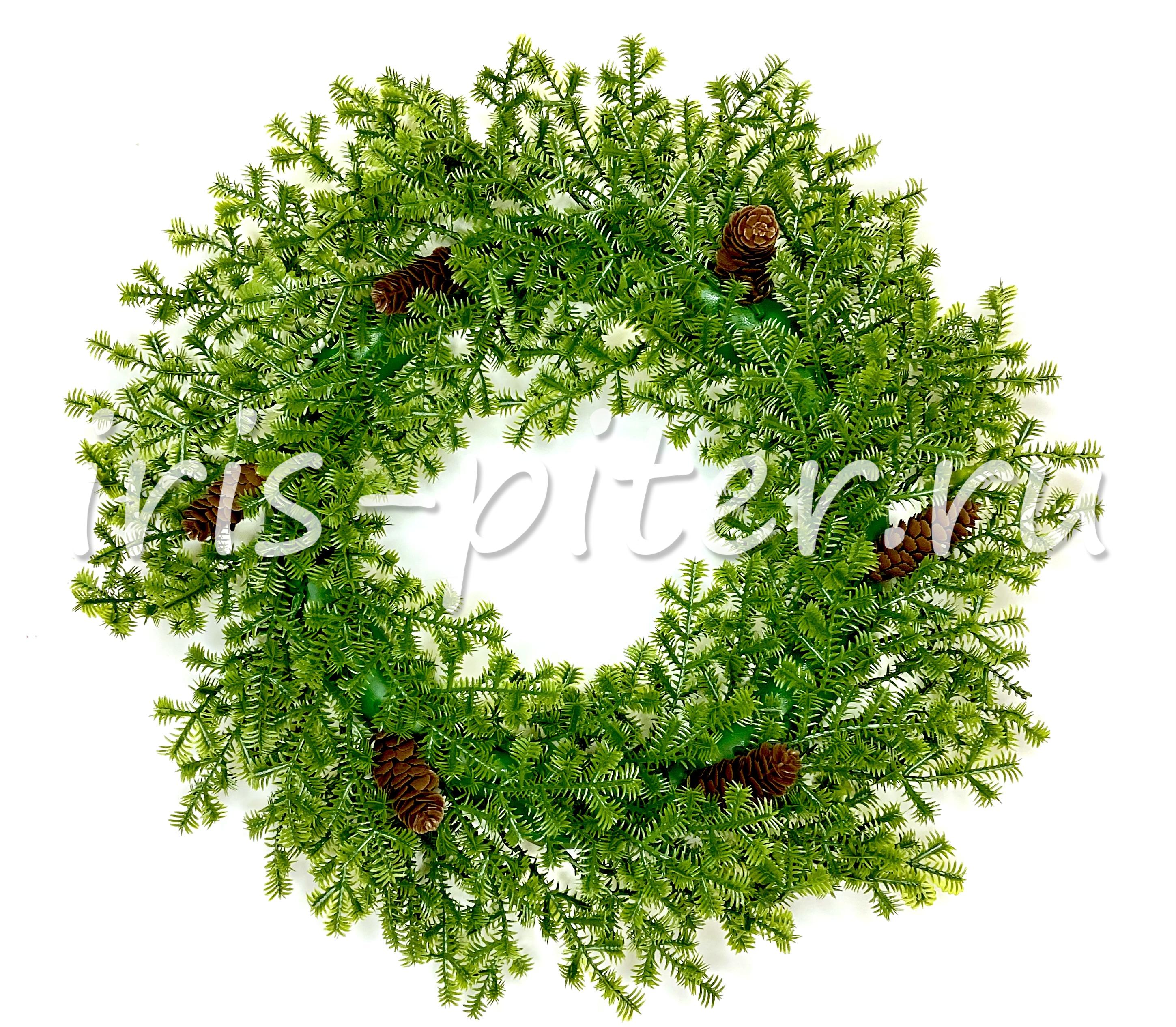 Венок кедр с шишками