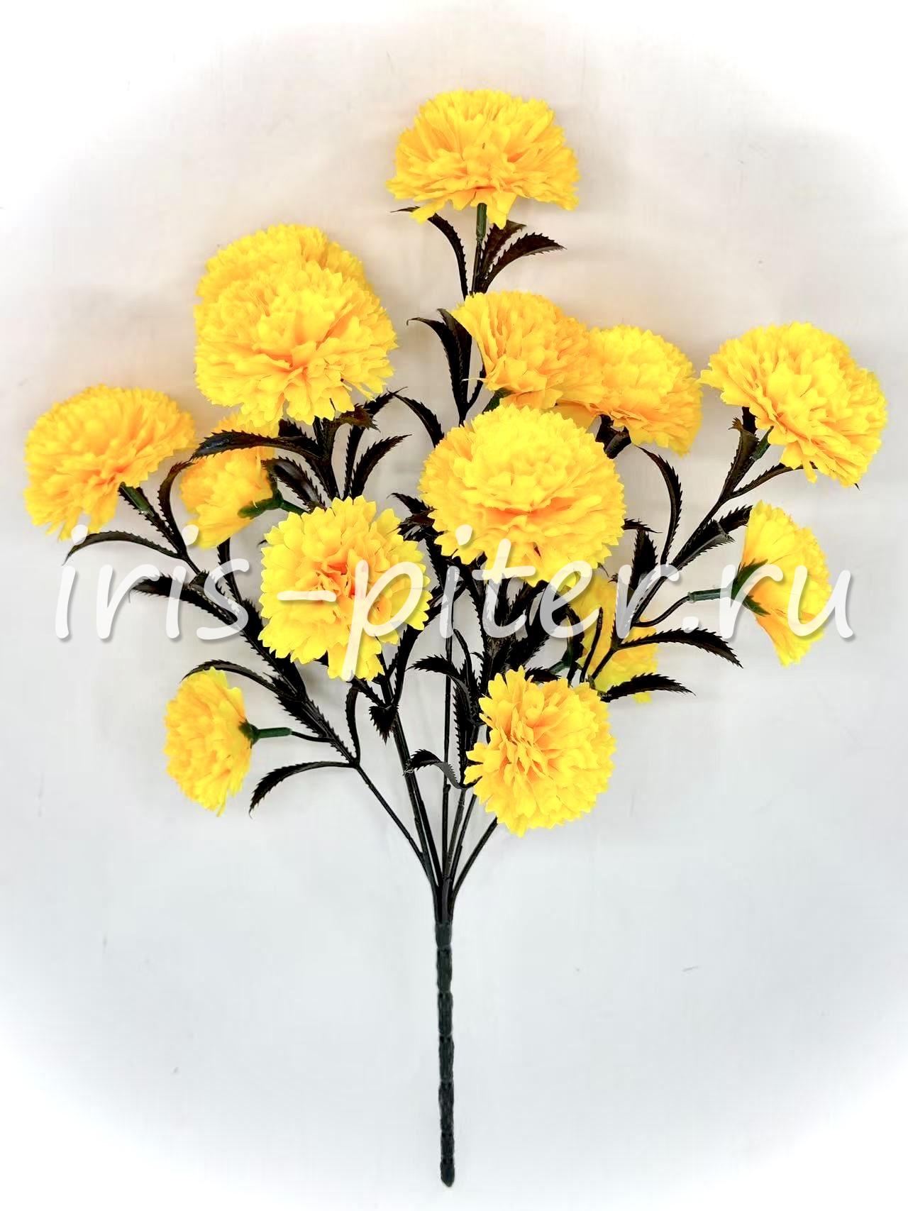 Букет гвоздика 7г7бут круглая пластм