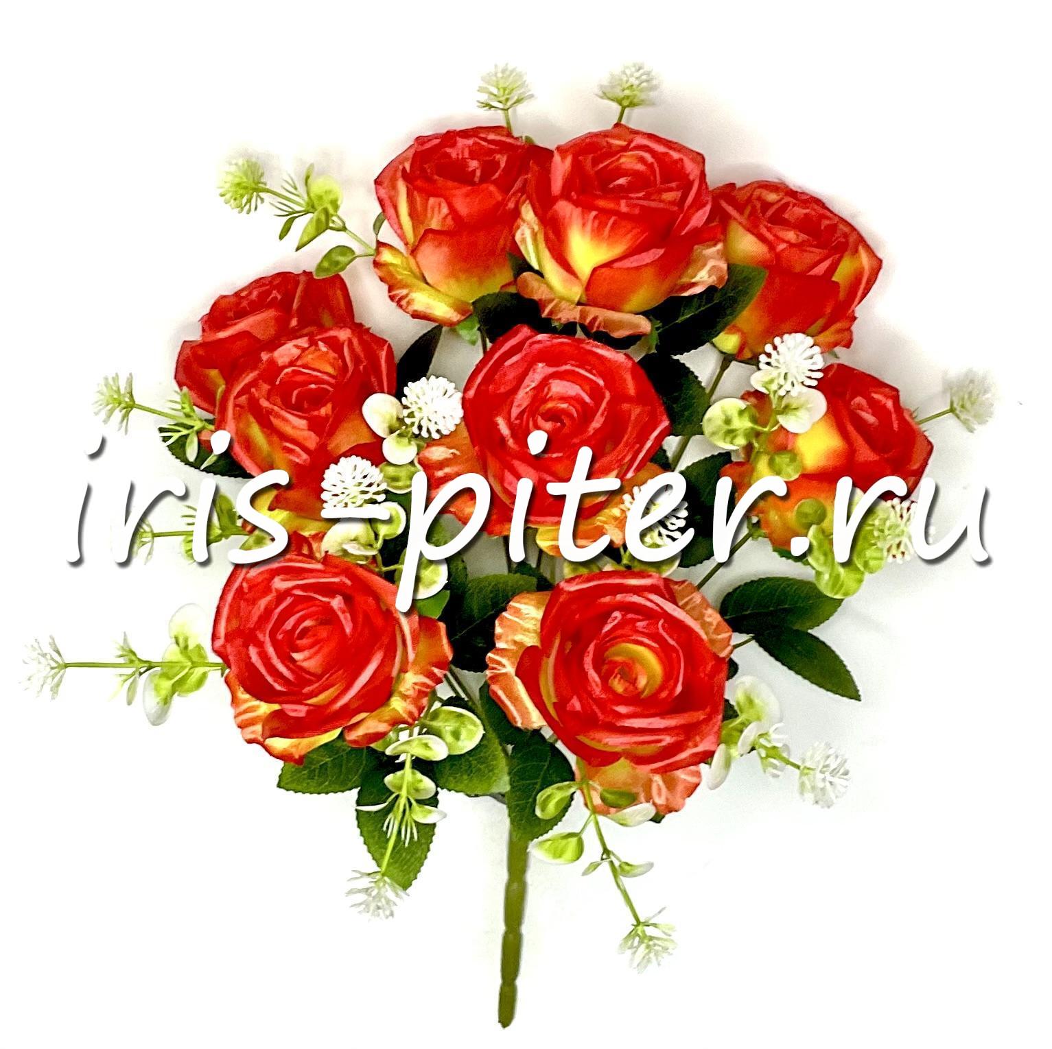 Букет роза 9г атласная с добавками