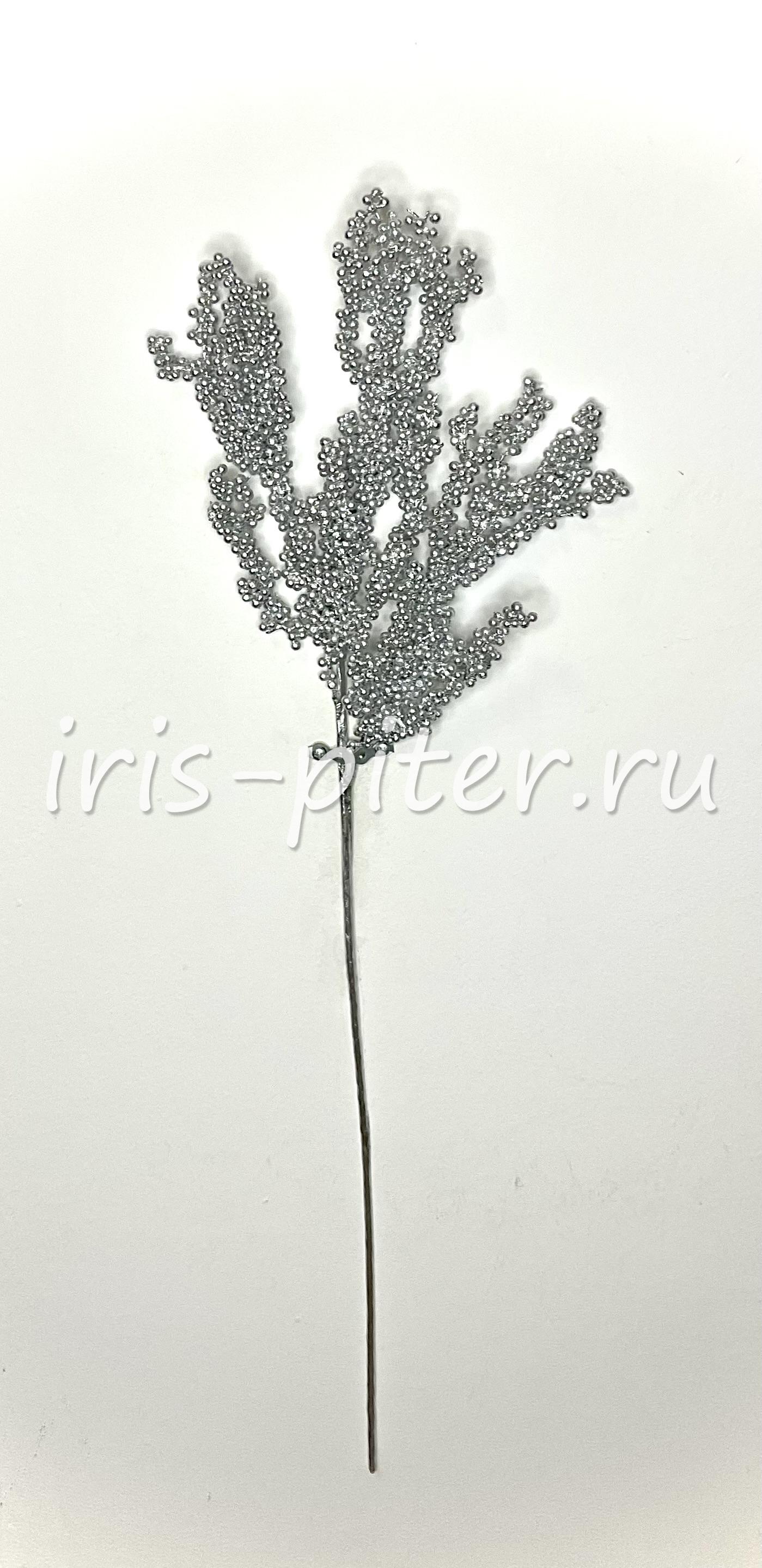 ветка ягоды серебряные высокая