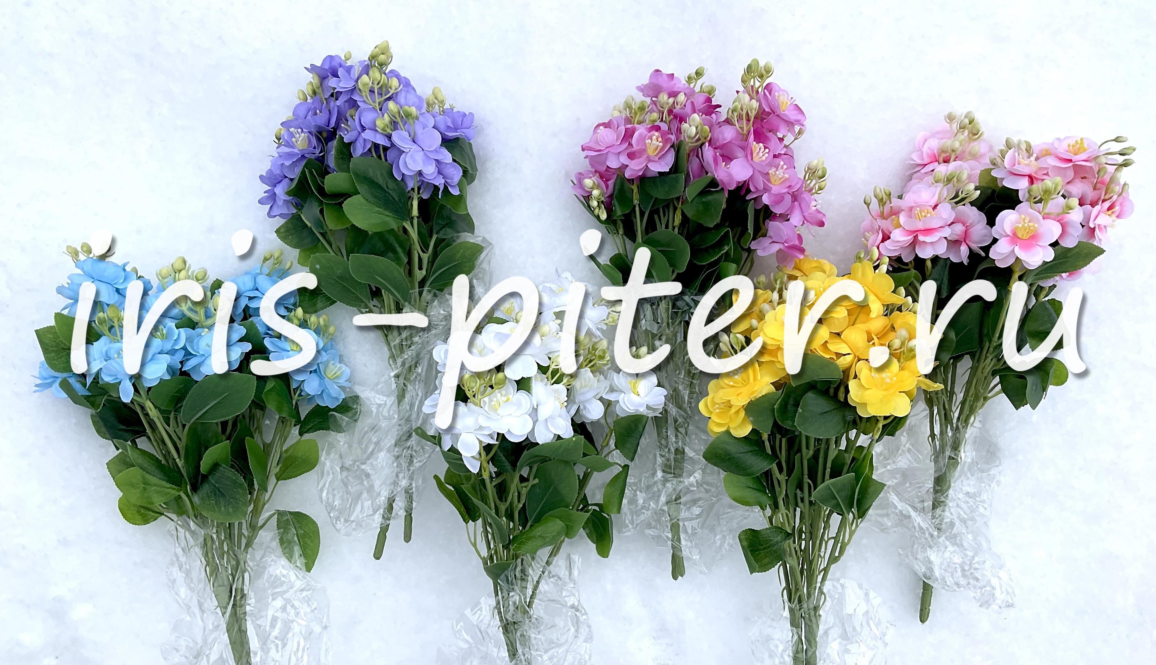 Букет яблоневый цвет 7в 21г